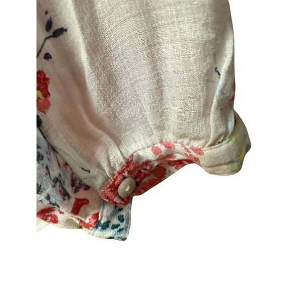 Lucky Brand Women's Sz S/P Floral Fairy Boho Peasant Festival Summer Beachy Work - Picture 5 of 10